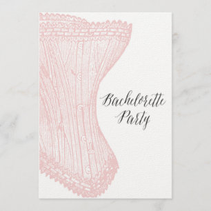 Vintage Bachelorette Party Invitation