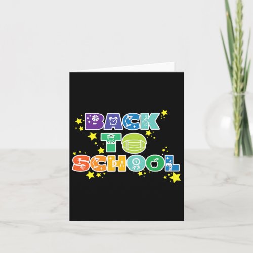 Vintage Back To School Funny Teacher Student 1  Card