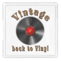 Vintage Back to Vinyl Record Art