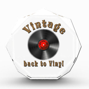 Vintage - Back to Vinyl, the record is back Acrylic Award