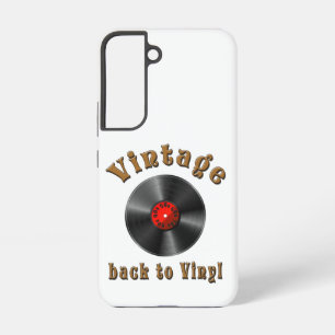 Vintage - Back to Vinyl, the record is back Samsung Galaxy S22 Case