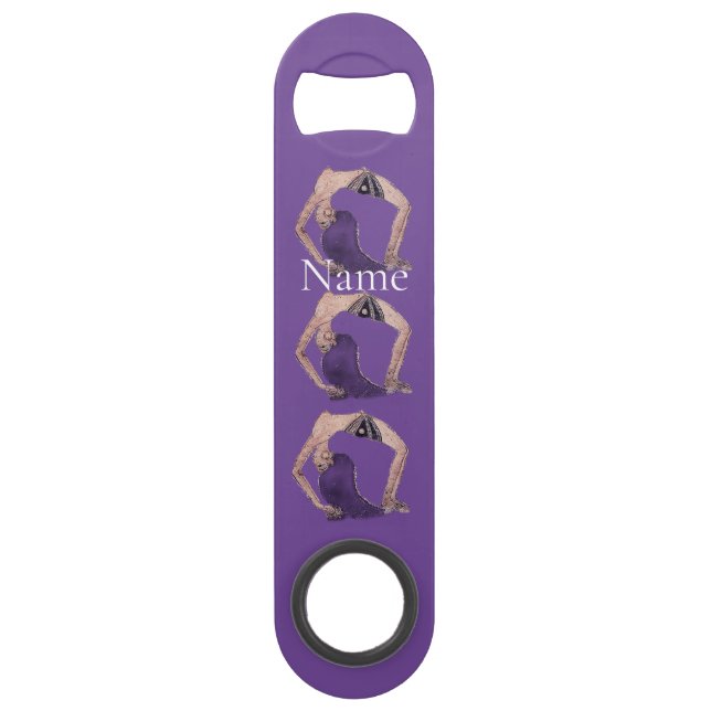 Vintage Backbend Yoga Pose Thunder_Cove Bar Key (Front)
