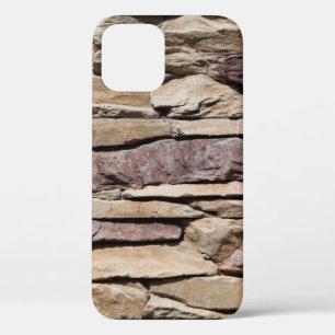 Vintage background texture old masonry stone brick iPhone 12 case