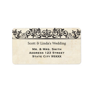 Vintage Background with Celtic Pattern Label