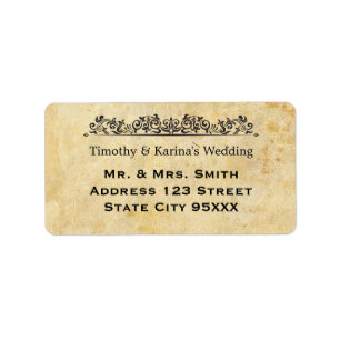 Vintage Background with Celtic Pattern Label
