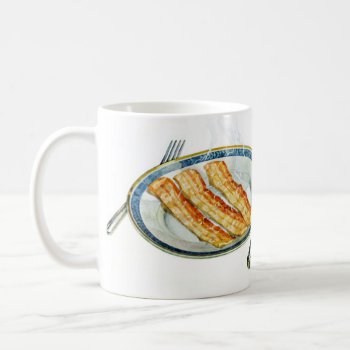 Vintage Bacon Mug by charmingink at Zazzle