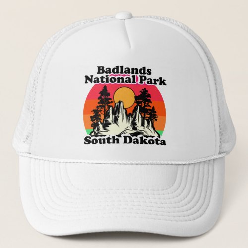Vintage Badlands National Park Trucker Hat