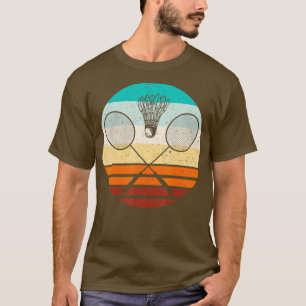 Vintage badminton player badminton T-Shirt