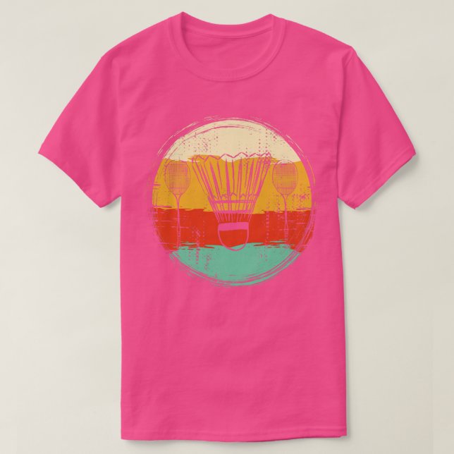 Vintage Badminton Set 1 T-Shirt (Design Front)