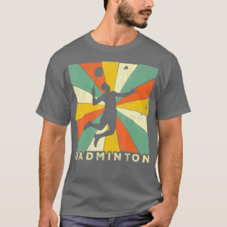 Vintage Badminton Sport Retro T T-Shirt