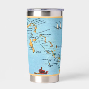 Vintage Bahama Islands  Insulated Tumbler