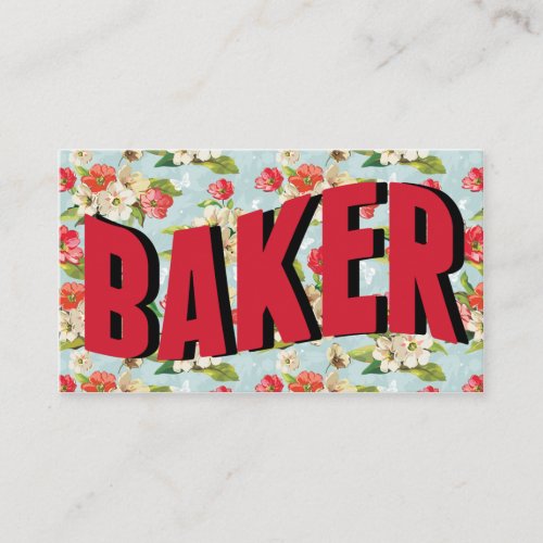 Vintage Baker Business Cards