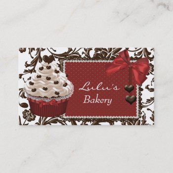 Vintage Bakery Business Card by ProfessionalDevelopm at Zazzle