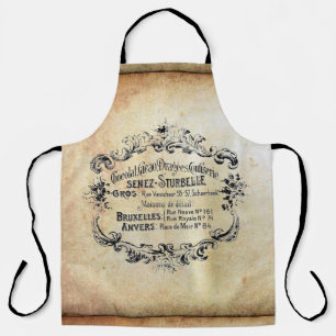 Vintage Bakery Cafe Confiserie Chef Cook Apron