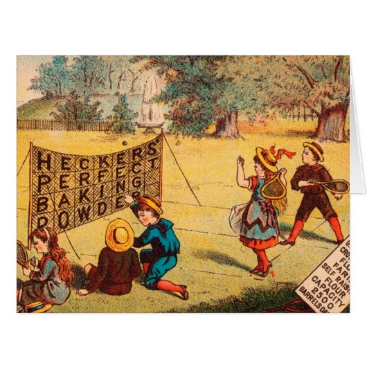Vintage : baking advertising - cards (Front Horizontal)