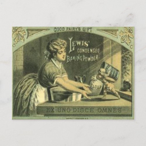 Vintage Baking Powder Postcard From 1880