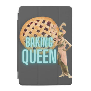 Vintage Baking Queen on Gray  iPad Mini Cover