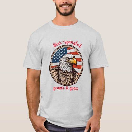 Vintage Bald Eagle patriotic T_Shirt