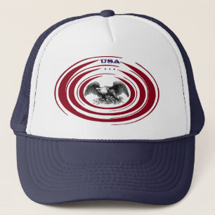 Vintage Bald Eagle Trucker Hat