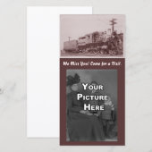 Vintage Baldwin Locomotive Photocard (Front/Back)