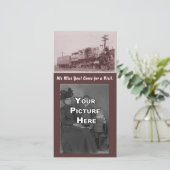 Vintage Baldwin Locomotive Photocard (Standing Front)