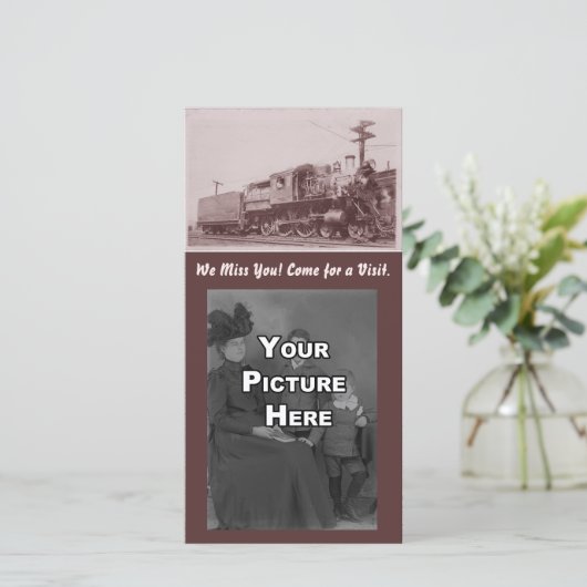 Vintage Baldwin Locomotive Photocard (Standing Front)