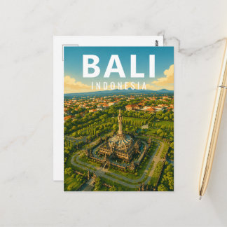 Vintage Bali Postcard – Bajra Sandhi Monument