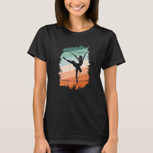 Vintage Ballerina Retro Ballet Dancer Ballroom Cla T-Shirt