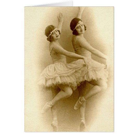 VIntage Ballerinas Cards (Front)