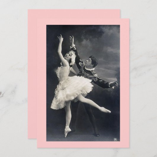 Vintage Ballet Dancers (Front/Back)