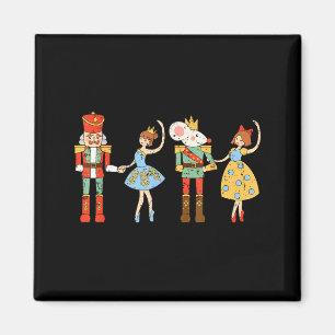 Vintage Ballet Sugar Plum Fairy Nutcracker Squad C Magnet