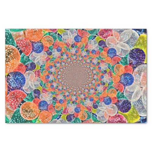 Vintage Balloons Colorful Abstract Kaleidoscope Tissue Paper