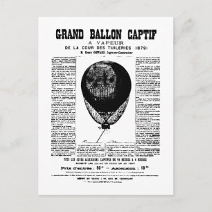 Vintage Balloons Postcard