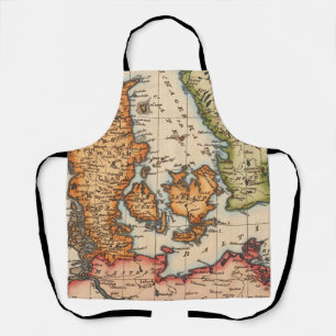 Vintage Baltic Map of Denmark & Swedish Straits Apron