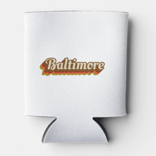 Vintage Baltimore Can Cooler (Front)