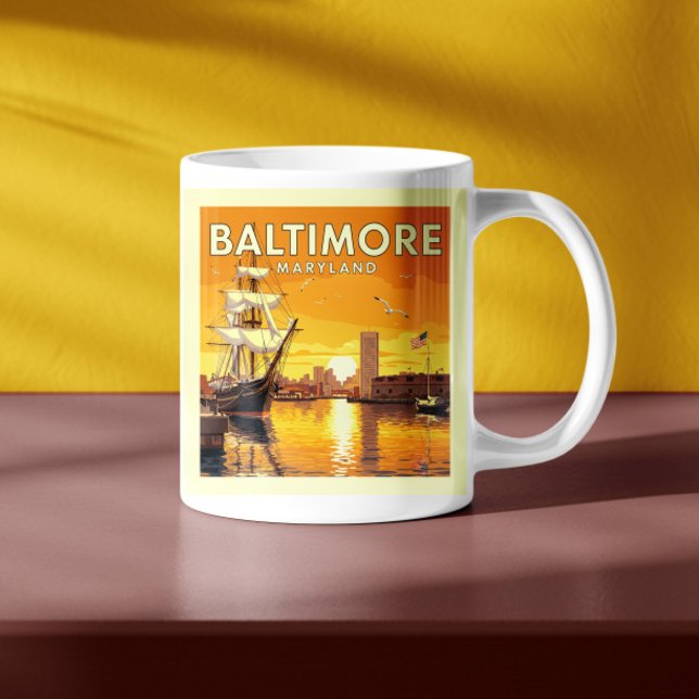 Vintage Baltimore Maryland Coffee Mug (Creator Uploaded)