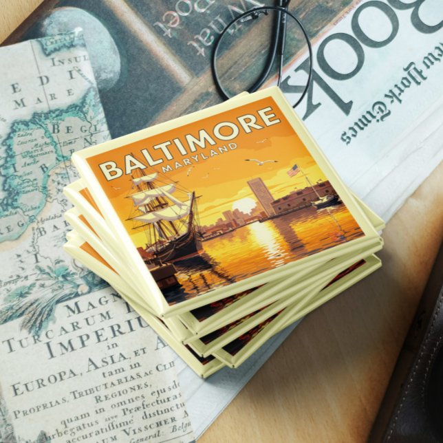 Vintage Baltimore Maryland Magnet (Creator Uploaded)