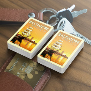 Vintage Baltimore Maryland Poker Cards