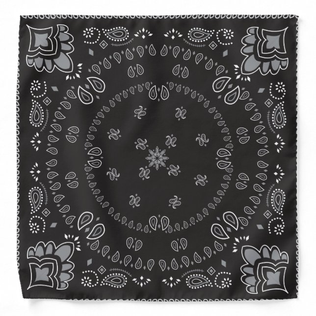 Vintage Bandana Paisley Print Pattern (Front)