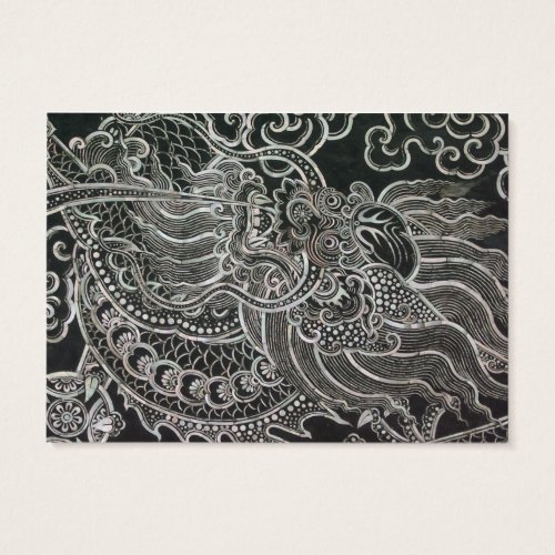 Vintage Bangkok Dragon Business Card Template