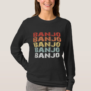 Vintage Banjo 70s Eighties Style T-Shirt