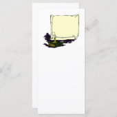 Vintage Banner and Book with Candle Template (Front/Back)