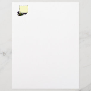 Vintage Banner and Book with Candle Template