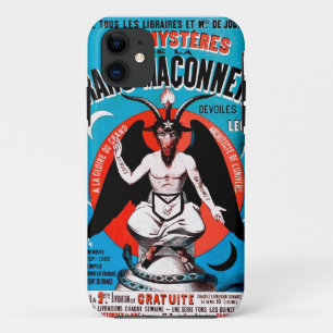 Vintage Baphomet Art on iPhone 5 Case. Creepy! iPhone 11 Case