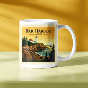 Vintage Bar Harbor Maine Coffee Mug