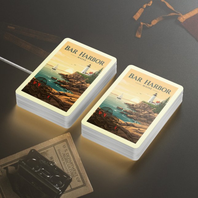 Vintage Bar Harbor Maine Poker Cards (Creator Uploaded)
