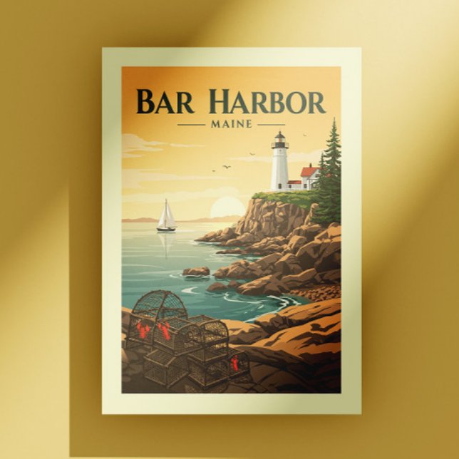 Vintage Bar Harbor Maine Postcard (Creator Uploaded)