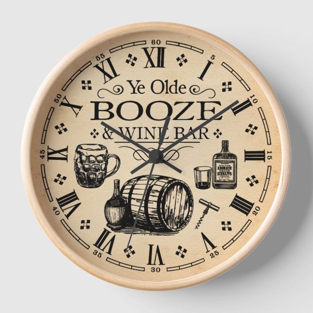 Vintage Bar Room Clock (Front)