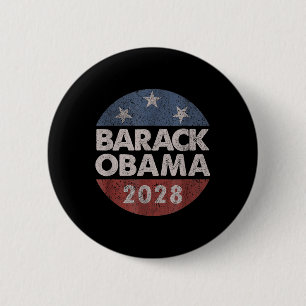 Vintage Barack Obama 2028 Obama For President Elec Button
