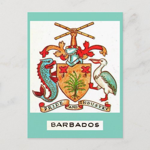 Vintage Barbados Postcard